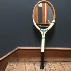 SOLD - Vintage "Dunlop” Tennis Racket Mirror