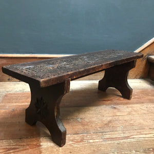 SOLD - Primitive Antique Pine Milking Stool