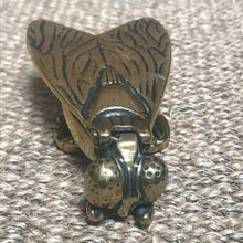 SOLD - Vintage Brass Fly Vesta Matchbox/Trinket Box/ Paperweight