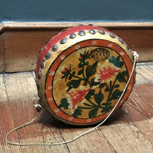SOLD - Vintage Drum with floral design