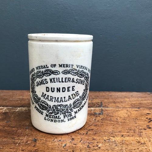 SOLD - Vintage James Keiller & Sons Marmalade Jar