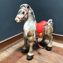 SOLD - Vintage Mobo Ride Along Tin Horse