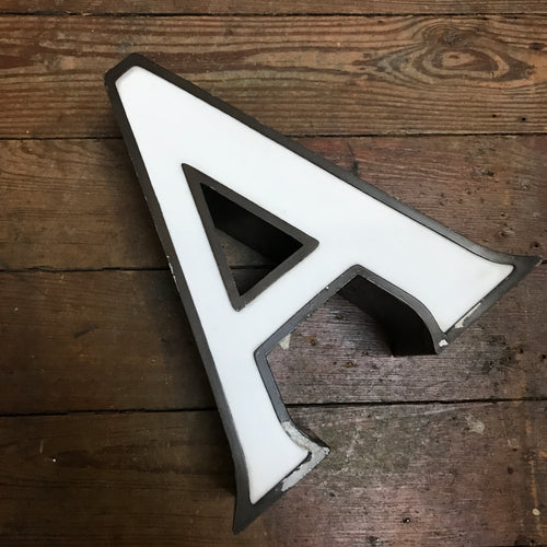 SOLD - Metal 'A' Letter Font