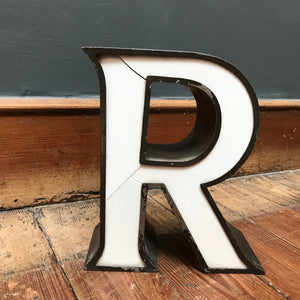 Vintage Metal 'R' Font Letter photo 2 | PamPicks