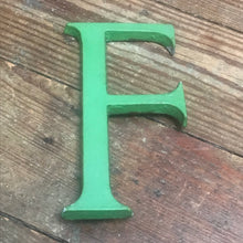 SOLD - Metal 3D "F" Letter Font