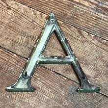 SOLD - Metal 3D "A” Letter Font