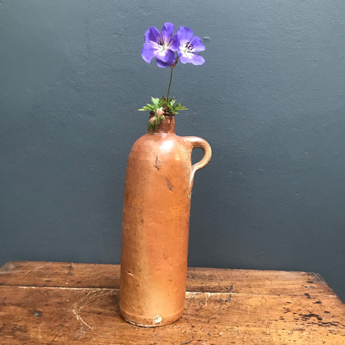 SOLD - Vintage Stoneware Wine Bottle