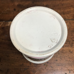 SOLD - Rare Small Antique Ceramic Chemist/Apothecary Jar