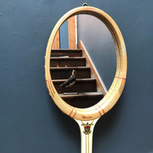 SOLD - Vintage "Slazenger” Tennis Racket Mirror