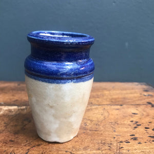 SOLD - Small Vintage Buttercup Cream Jar