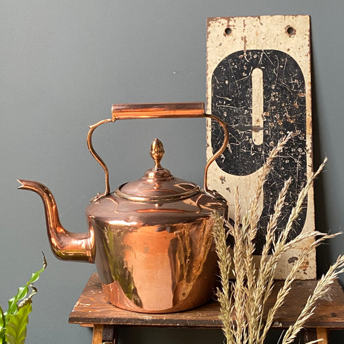 SOLD - Antique Copper Kettle