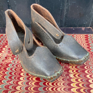 SOLD - Pair of Antique Leather Child’s Shoes