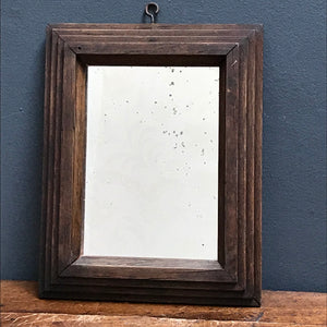 SOLD - Vintage aged glass Mirror