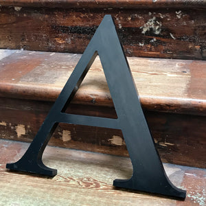 SOLD - Large Black "A" Letter Font