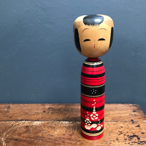 SOLD - Japanese Wooden Hand Painted Kokeshi Doll