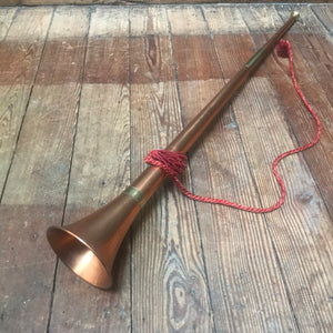 SOLD - Copper & Brass Hunting Horn