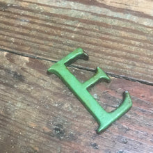 SOLD - Small Metal 3D "E” Letter Font