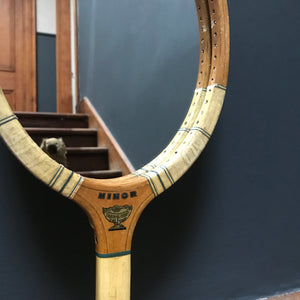 SOLD - Vintage Tennis Racket Mirror