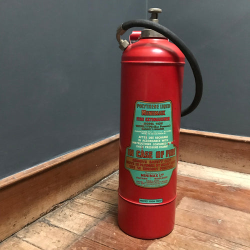 SOLD - Vintage Minimax Fire Extinguisher