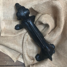 SOLD - Antique Cast Iron Long Dog Boot Scrapper/Door Stop