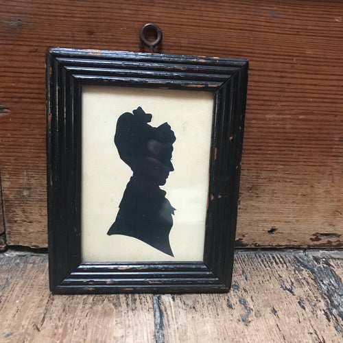 SOLD - Miniature Silhouette Portrait