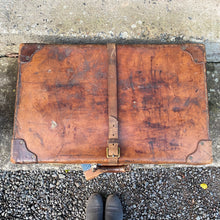 SOLD - Quality Vintage Leather Suitcase